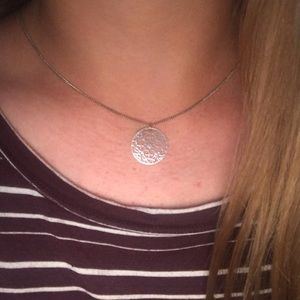 circle design necklace